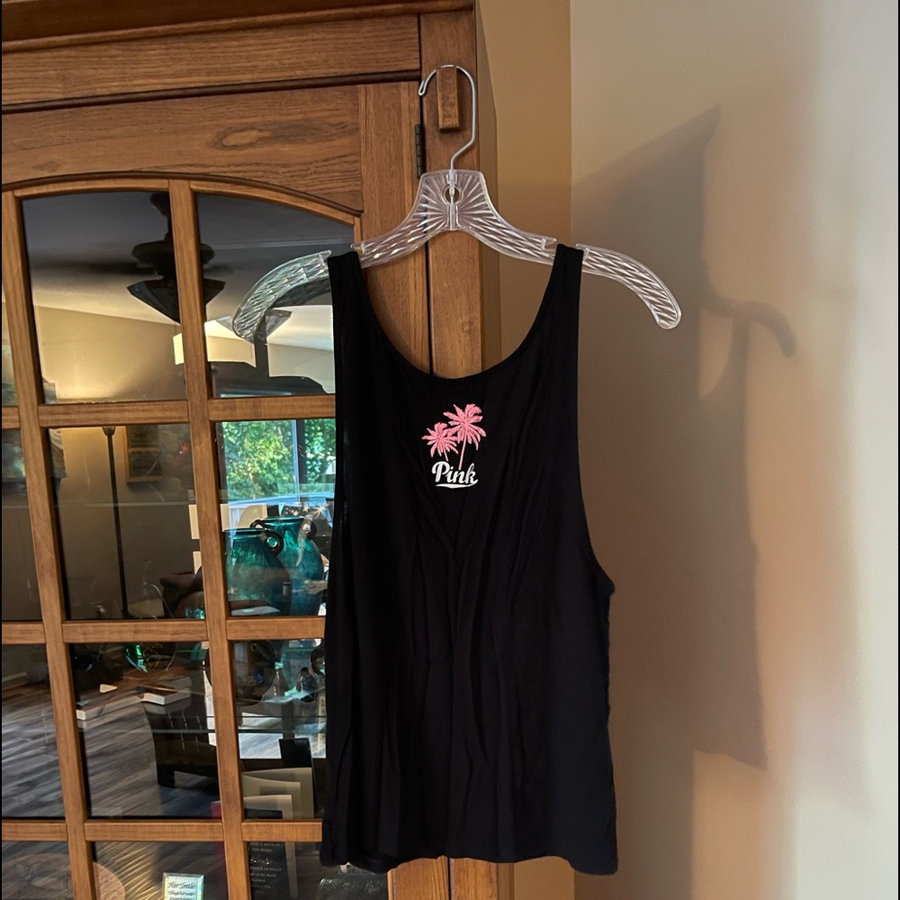 PINK resting beach face tank top - Picture 4 of 5